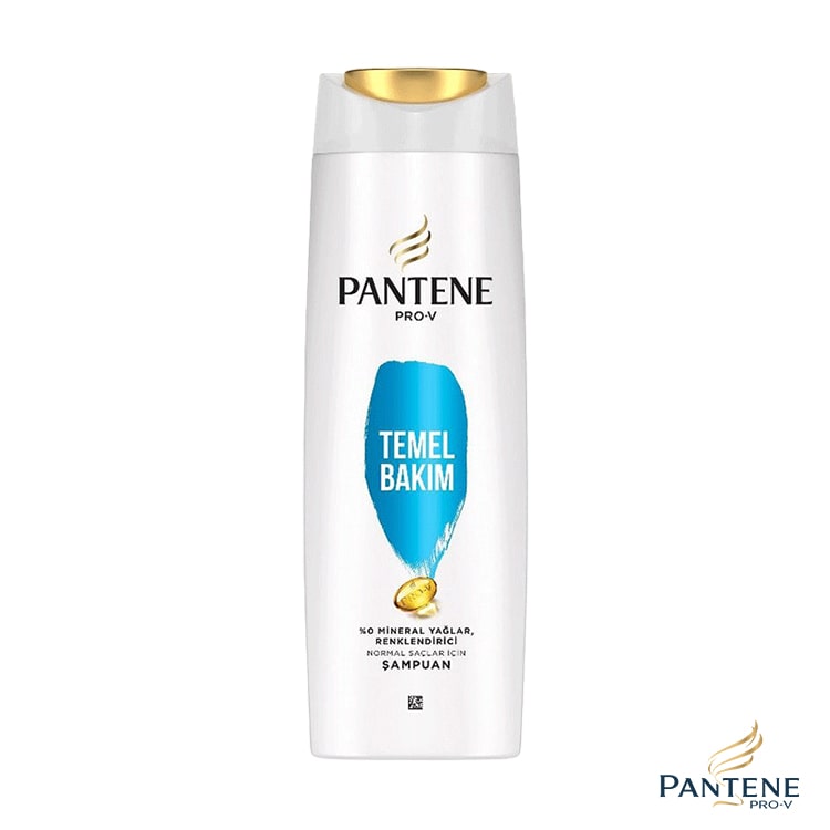 شامپو مو پنتن Pantene مدل Temel Bakim (آبی) حجم ۳۵۰ میلی لیتر