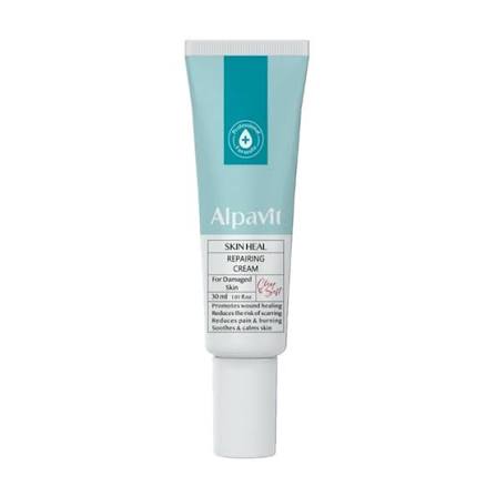 کرم ترمیم‌کننده پوست آلپاویت مدل skin heal حجم 30 میلی‌لیتر