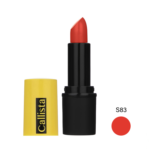رژ لب کالیستا جامد (استیکی) براق مدل GLAMOR SHINE شماره S83