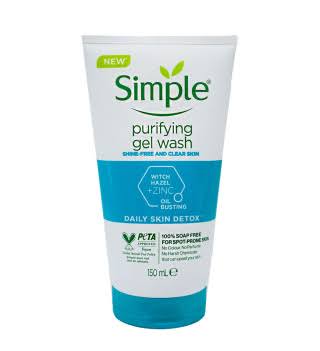 ژل شستشوی صورت سیمپل مدل Purifying پوست چرب و مختلط حجم 150 میلی لیتر