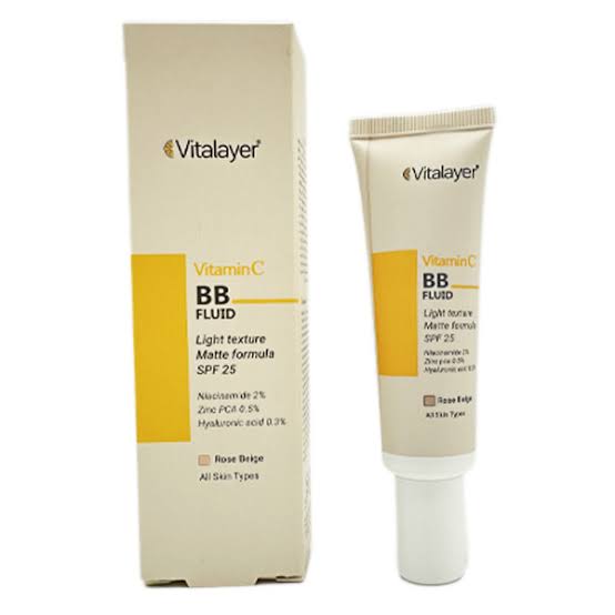 بی بی (BB) کرم ویتامین C ویتالایر (رز بژ) SPF25 حجم 30 میل
