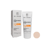 فلوئید ضد آفتاب رنگی بیزانس مناسب پوست چرب و مختلط SPF50 بژ روشن شماره 10