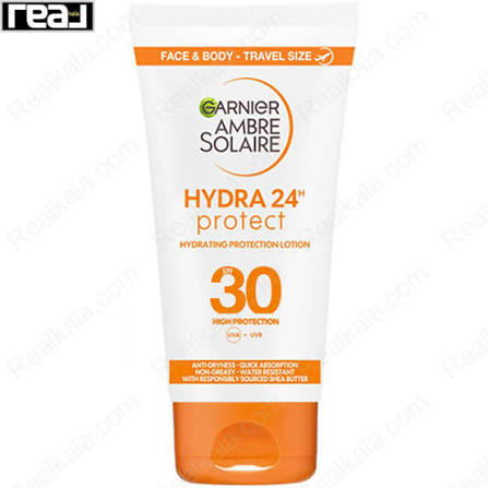 ضد آفتاب گارنیر مدل آبرسان ۲۴ ساعته | Garnier Ambre Solaire Protection Lotion Spf30