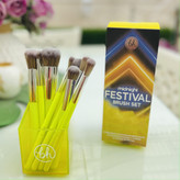 ست براش آرایشی بی اچ کازمتیکس BH COSMETICS مدل نئونی